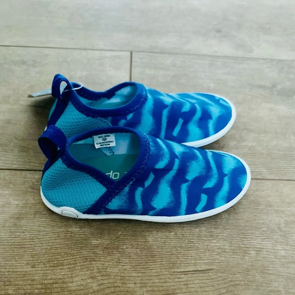 Speedo Toddler Boys Splash And Sun Bootie Scuba Blue Water Shoes size medium new